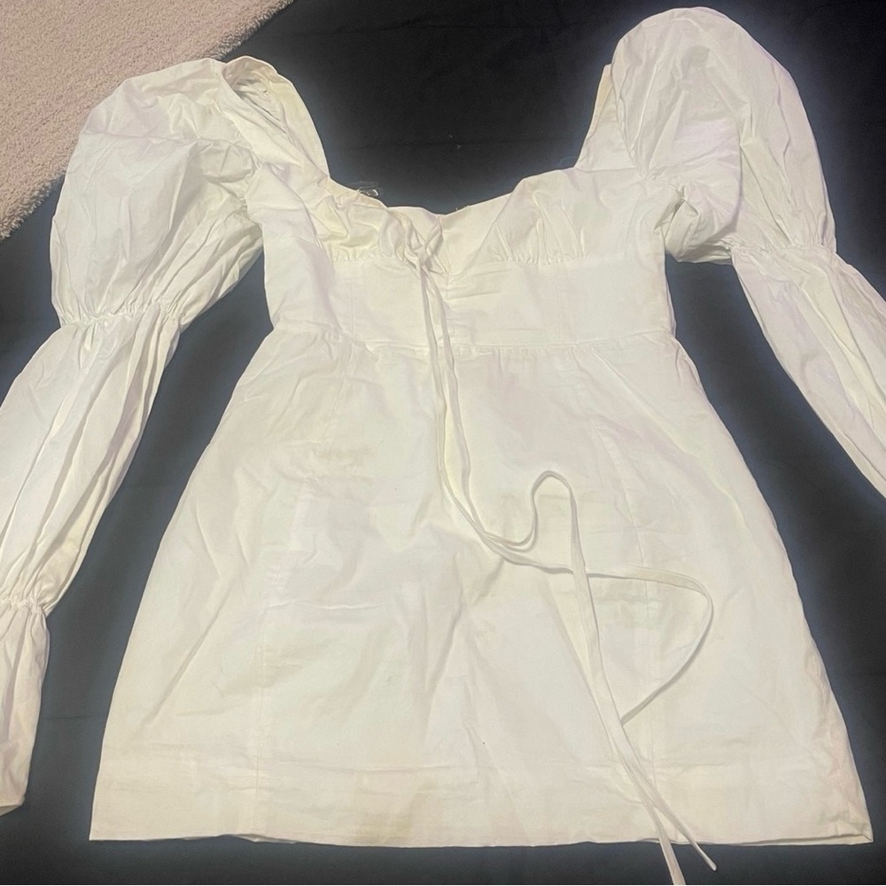 White corset dress from House of CB